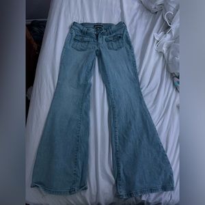 Low Rise Flare Jeans
